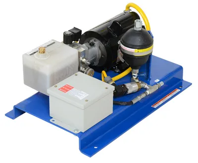Vestil TL-100-F-S Steel Electric Hydraulic with Polypropylene Light Package Trailer Lock System 3