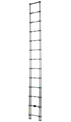 Vestil TLAD-12-1A telescopic ladder shown from an alternate angle