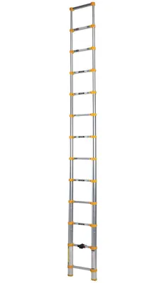 Vestil TLAD-12 telescopic ladder shown from an alternate angle