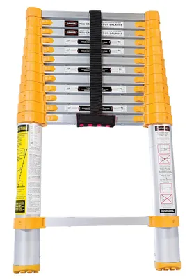 Vestil TLAD-12 telescopic ladder shown from an alternate angle