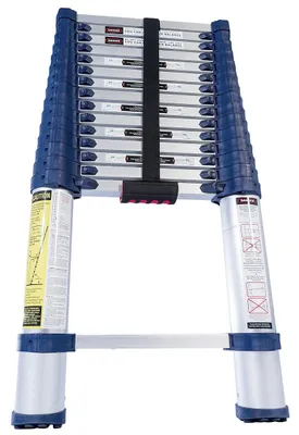 Vestil TLAD-15-1 telescopic ladder shown from an alternate angle