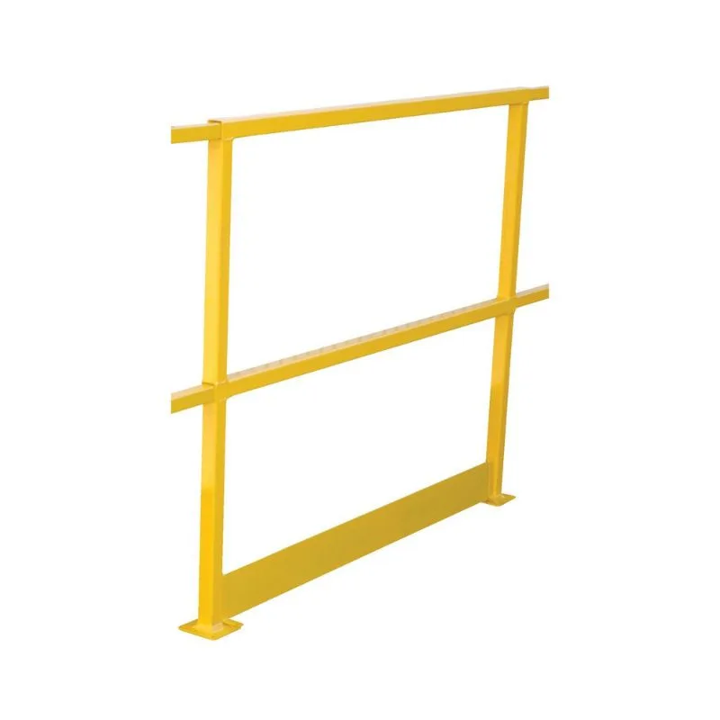 Vestil TOE-B-84-N Steel Square Safety Handrail-Toeboard