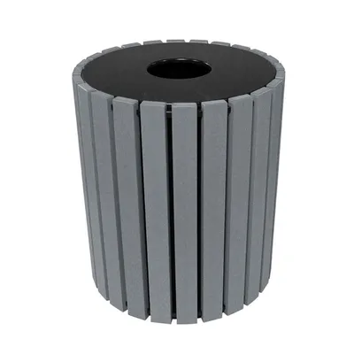 Vestil TR-PR-49-CH Trash Receptacle Poly Round