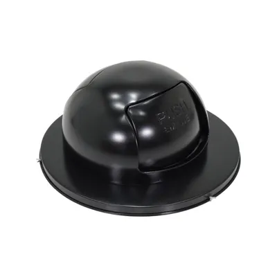 Vestil TRASH-TOP-DD-BK Steel Waste Disposal Top Dual Door