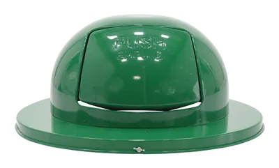 Vestil TRASH-TOP-DD-GN Steel Waste Disposal Top Dual Door 2