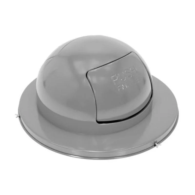 Vestil TRASH-TOP-DD-ZGY-3PK Steel Waste Top Dual Door For Drum-Zinc