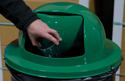 Vestil TRASH-TOP-GN-3PK Steel Waste Disposal Top 3