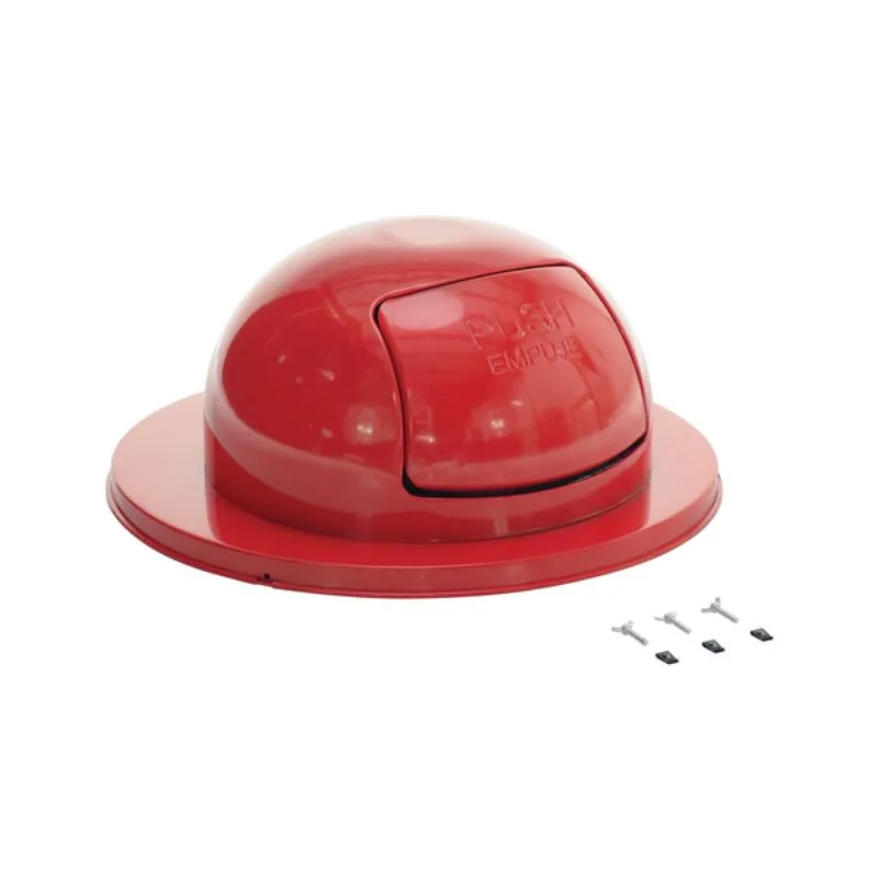 Vestil TRASH-TOP-RD-3PK Steel Waste Disposal Top