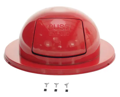 Vestil TRASH-TOP-RD Steel Waste Disposal Top 2