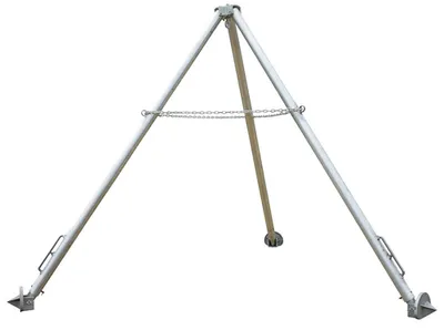 Vestil TRI-AA Aluminum Adjustable Height Tripod Stand 2