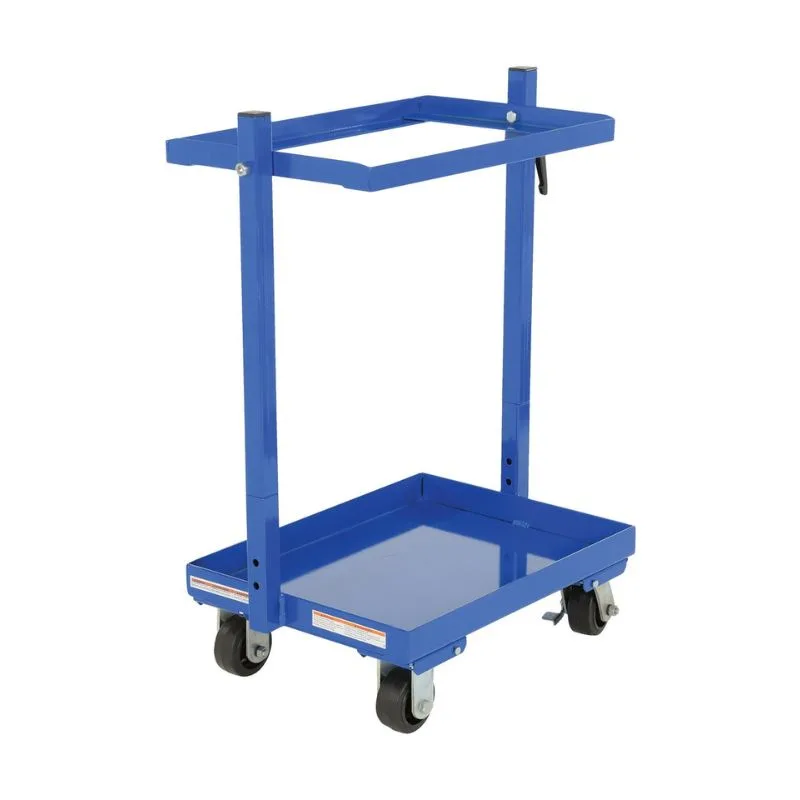 Vestil TSCT-2 Steel Multi-Tier Cart with 2 Shelves