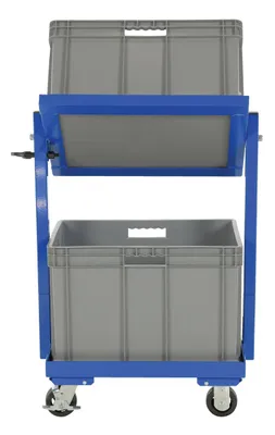 Vestil TSCT-2B utility cart shown from an alternate angle