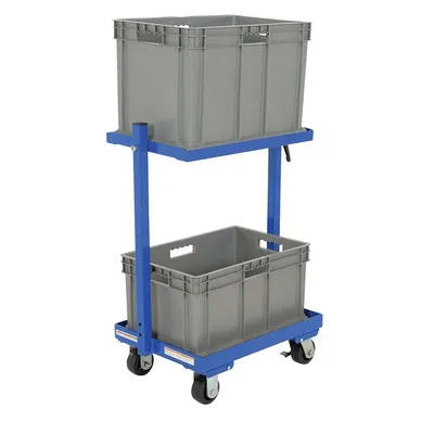 Vestil TSCT-2B utility cart shown from an alternate angle