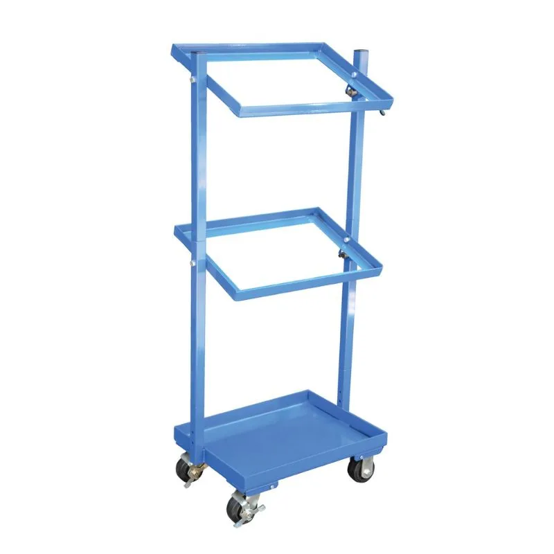 Vestil TSCT-3 Steel Multi-Tier Cart with 3 Shelves