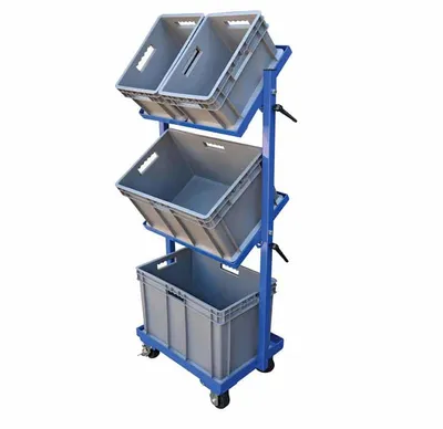 Vestil TSCT-3B utility cart shown from an alternate angle
