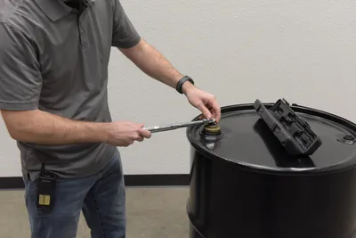 Vestil TW-38 drum wrench shown from an alternate angle