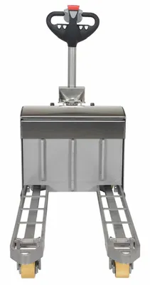 Vestil ULM-EPT-2745-44 pallet jack shown from an alternate angle
