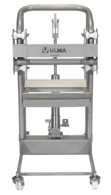 Vestil ULM-HRH-850 Stainless Steel Hydraulic Foot Pump Roll Handler 2