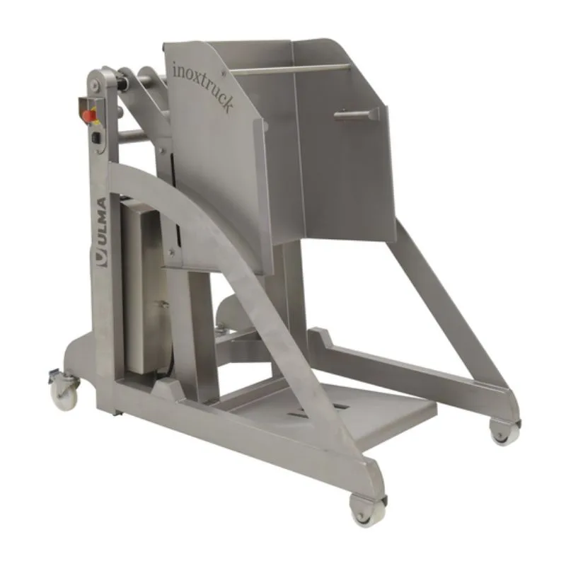 Vestil ULM-PBT-DTC-10 304L Stainless Steel DC Powered Drum Dumper