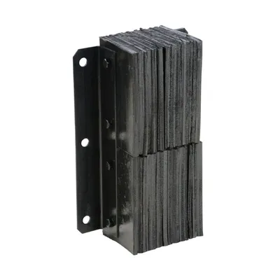 Vestil V-1120-6 Rubber Laminated Dock Bumper
