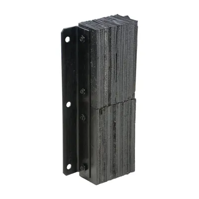 Vestil V-1124-4.5 Rubber Laminated Dock Bumper