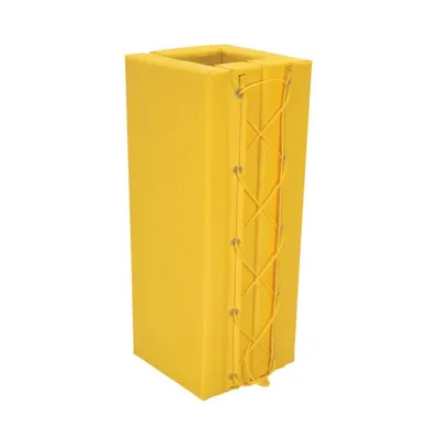 Vestil V-PAD-S-310-Y Vinyl Column Protective Pad Square