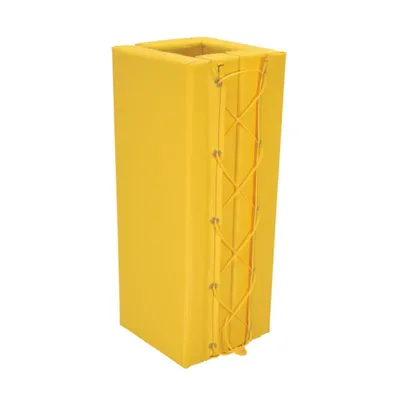 Vestil V-PAD-S-311-Y Vinyl Column Protective Pad Square
