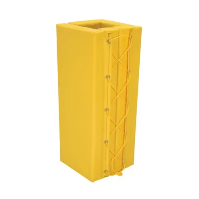 Vestil V-PAD-S-34-Y Vinyl Column Protective Pad Square