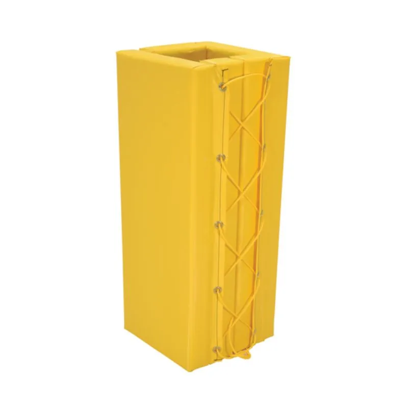 Vestil V-PAD-S-35-Y Vinyl Column Protective Pad Square (1)