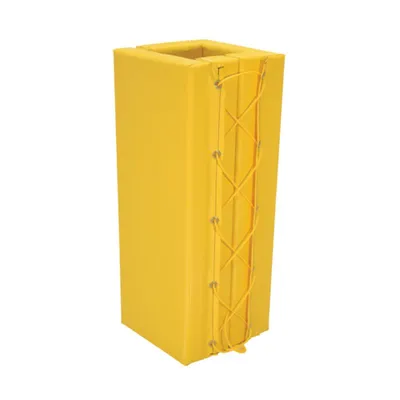 Vestil V-PAD-S-36-Y Vinyl Column Protective Pad Square