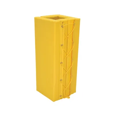Vestil V-PAD-S-37-Y Vinyl Column Protective Pad Square