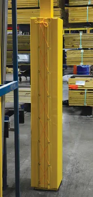 Vestil V-PAD-S-66-Y Vinyl Column Protective Pad Square 5