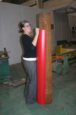 Vestil VCW-RD-RND Polyethylene Thermoplastic Round Column Wrap 2