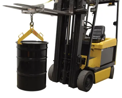 Vestil VDC-1000 drum handling equipment shown from an alternate angle