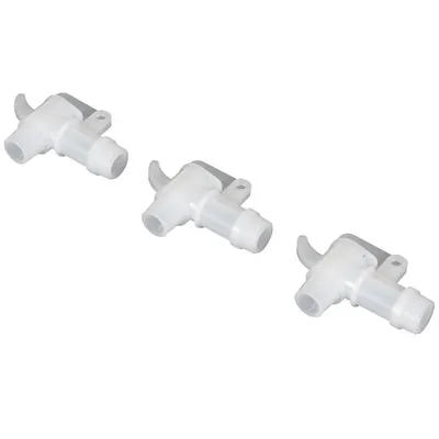 Vestil VDFT-3PKG Polyethylene Drum Faucet Non-Adjustable