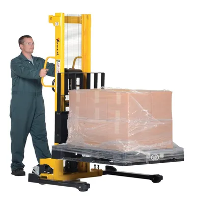 Vestil VHPS-2000-AA pallet stacker shown from an alternate angle