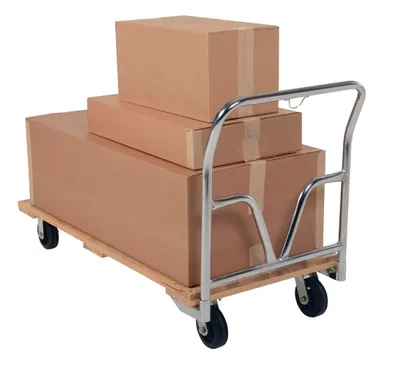 Vestil VHPT-2754 flatbed cart shown from an alternate angle