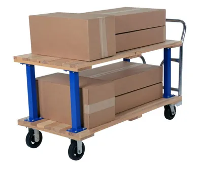 Vestil VHPT/D-2754 flatbed cart shown from an alternate angle