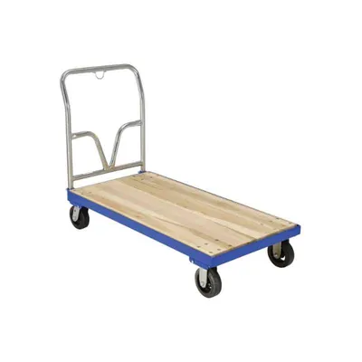 Vestil VHPT/S-2448 Hardwood With Steel Frame Platform Truck