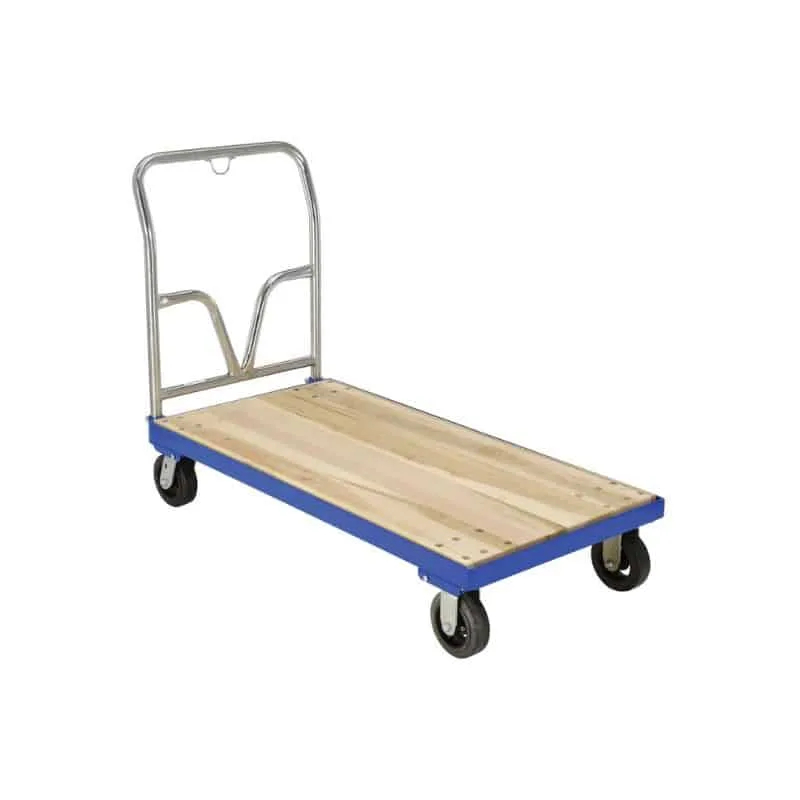 Vestil VHPTS-2448 Hardwood With Steel Frame Platform Truck