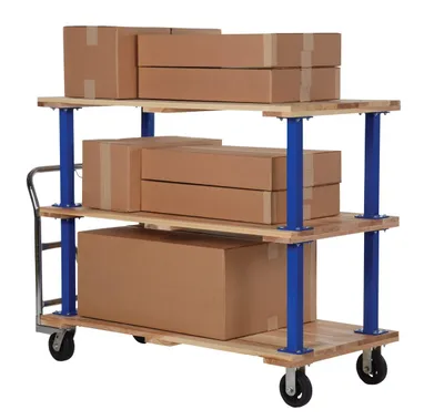 Vestil VHPT/TD-3060 flatbed cart shown from an alternate angle