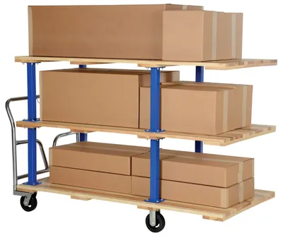 Vestil VHPT/TD-3672 flatbed cart shown from an alternate angle