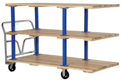 Vestil VHPT/TD-3672 flatbed cart shown from an alternate angle