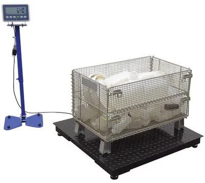 Vestil VLPFS-2 Steel Low Profile Floor Scale 7