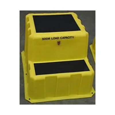 Vestil VNST-2 Yellow Nestable Step Stool