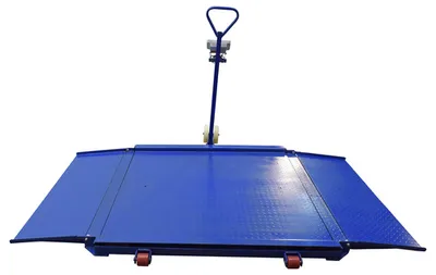 Vestil VPFS-3C Steel Portable Diamond Plate Scale 2
