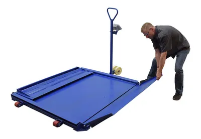 Vestil VPFS-3C Steel Portable Diamond Plate Scale 8