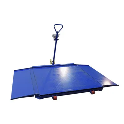 Vestil VPFS-3C Steel Portable Diamond Plate Scale