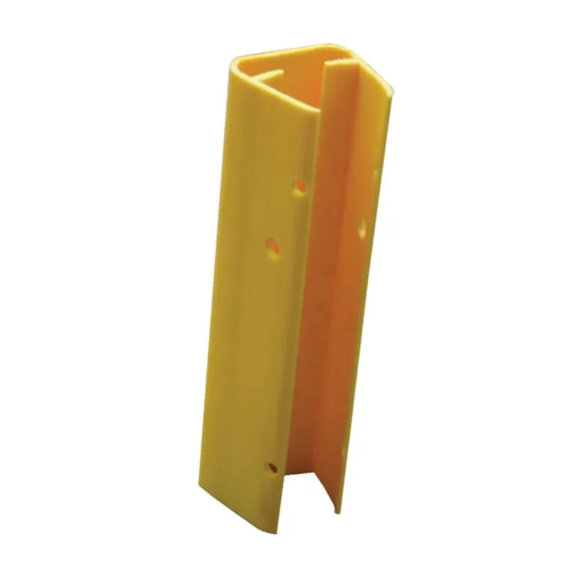 Vestil VPRP-YL-12 High Density Polyethylene Thermoplastic Rack Shield