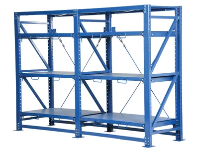Vestil VRSOR-114 Steel Heavy-Duty Roll Out Shelving